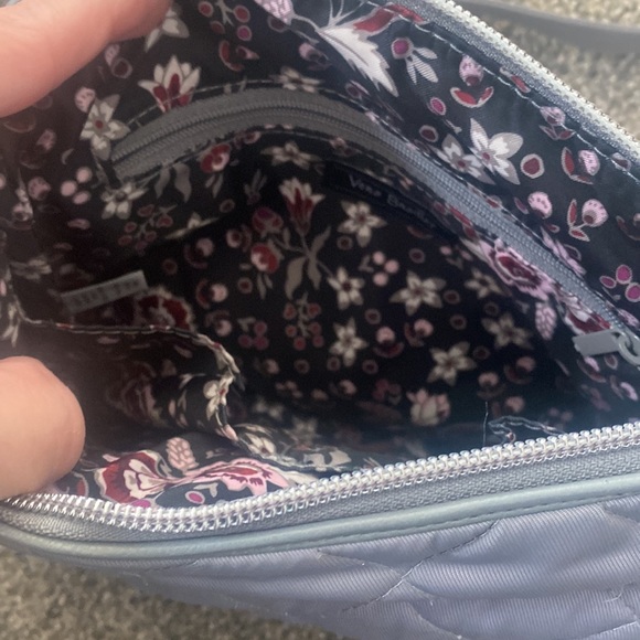 Vera Bradley Microfiber Grey Crossbody - Picture 10 of 11